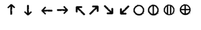 TTY weather symbols